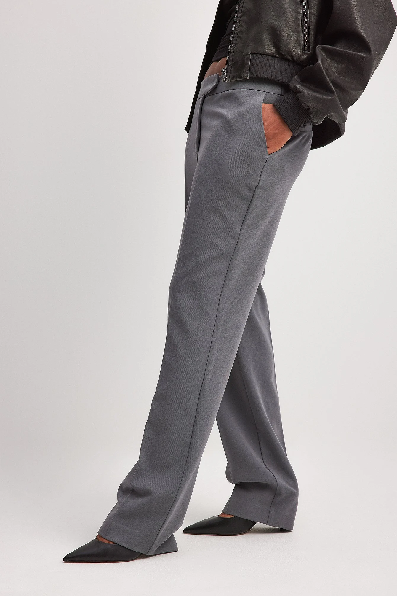 Anzughose mit niedriger Taille
