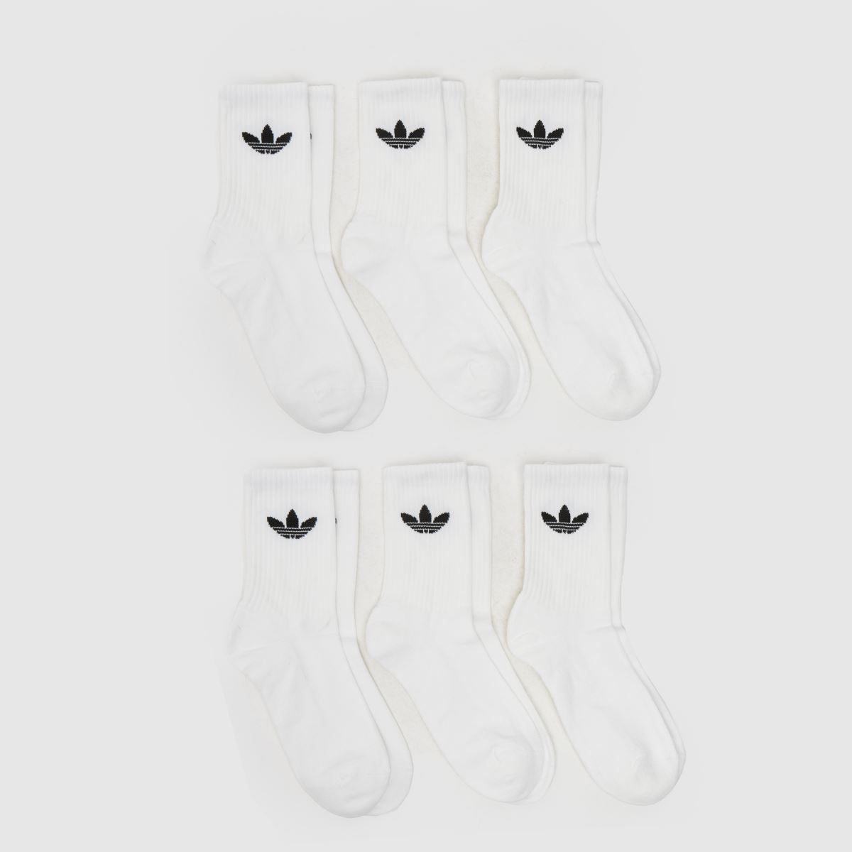 adidas fehér és fekete eredeti crew zokni 6 db-os