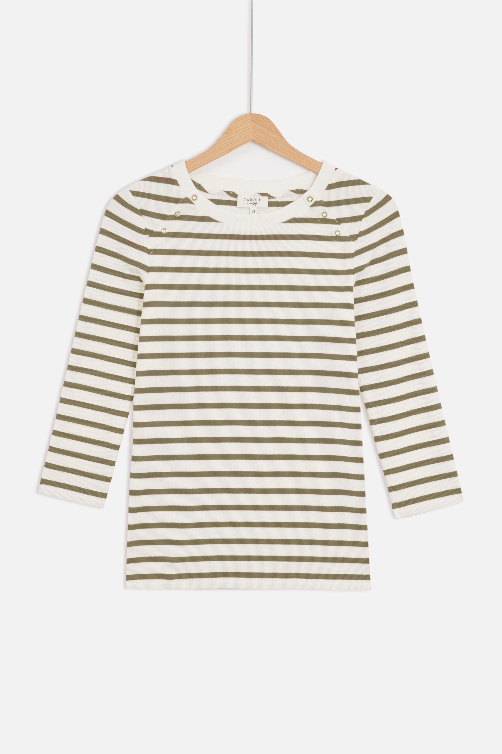 t-shirt bento vert kaki femme