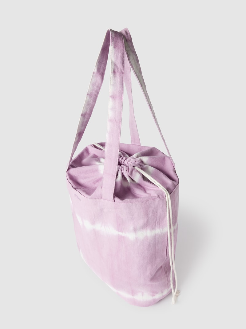 Shopper in Batik-Optik in lila