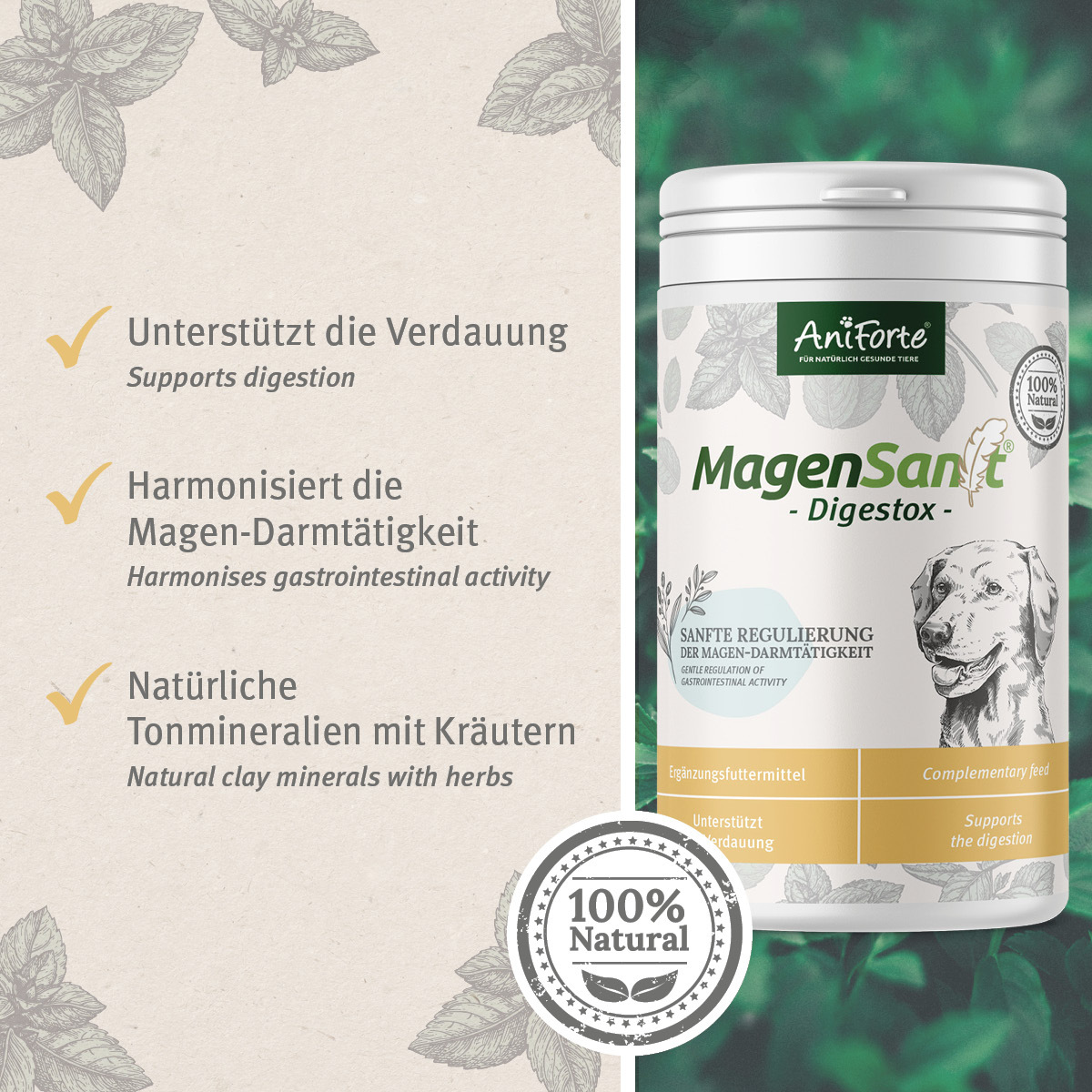Aniforte Ergänzungsfutter & Aufzucht Aniforte MagenSanft 500 g