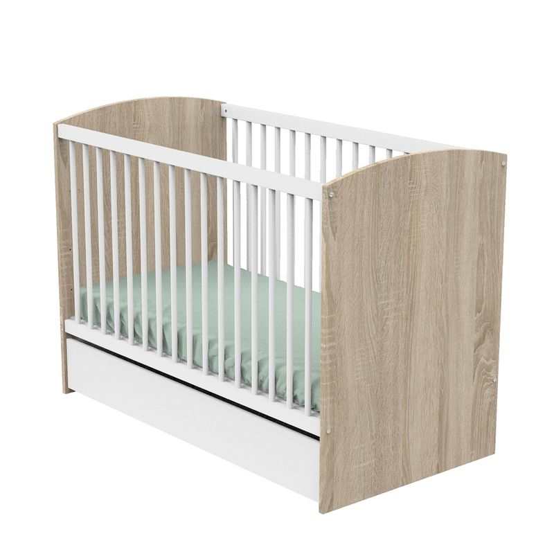 Lit bébé 60x120cm Access bois blanc
