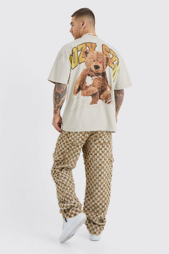 Oversize T-Shirt mit Print