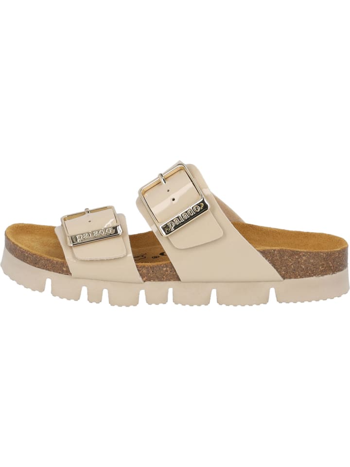 palado Pantoletten in beige lack günstig kaufen 40