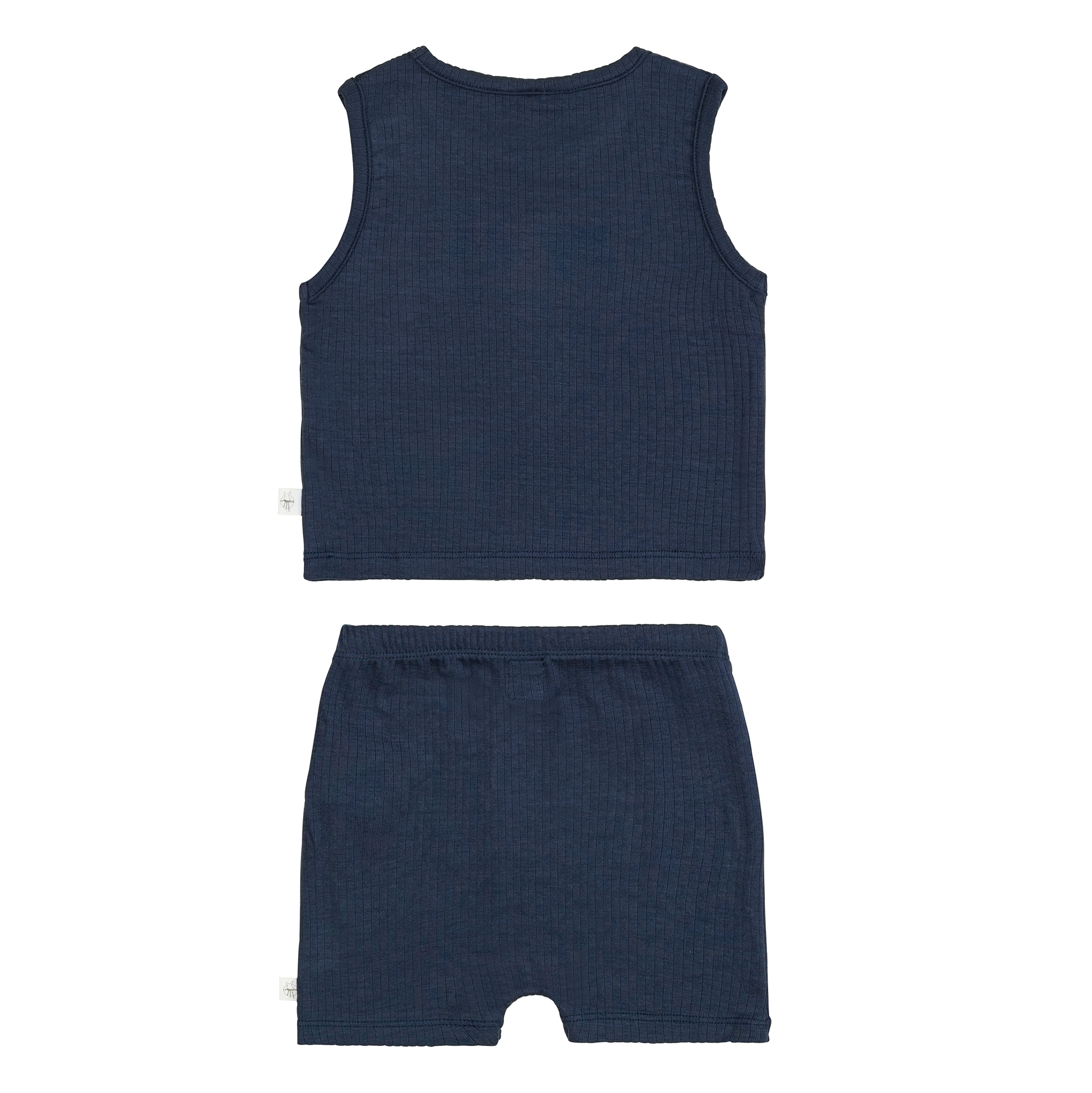Kinder Unterwäsche Set (Hemd + Hose) - gerippt, Blau