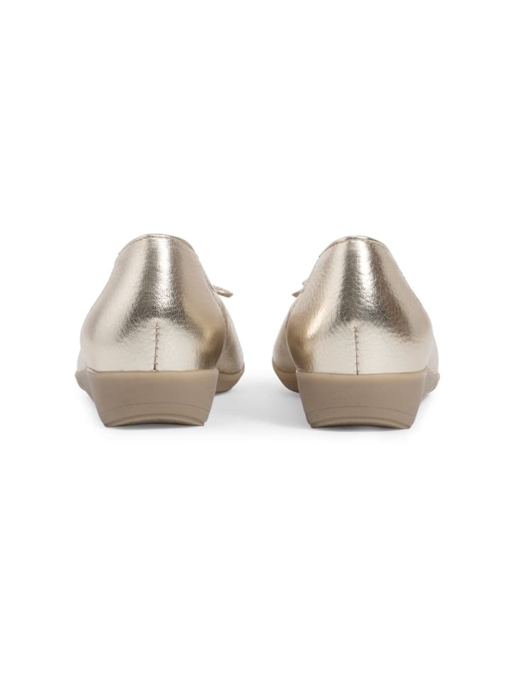 VITAFORM Hirschleder Ballerinas in gold günstig kaufen