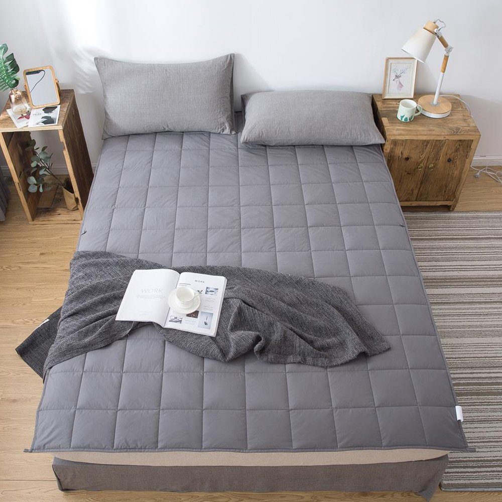 Gewichtsdecke, Therapiedecke GravityCare 7kg 150x200 cm Anti-Stress Gewichtsdecke, NYVI, Füllung: Mikroglasperlen, Bezug: Standard, Wohlfühlen & Besser schlafen - Schwere Bettdecke Entspannungsdecke