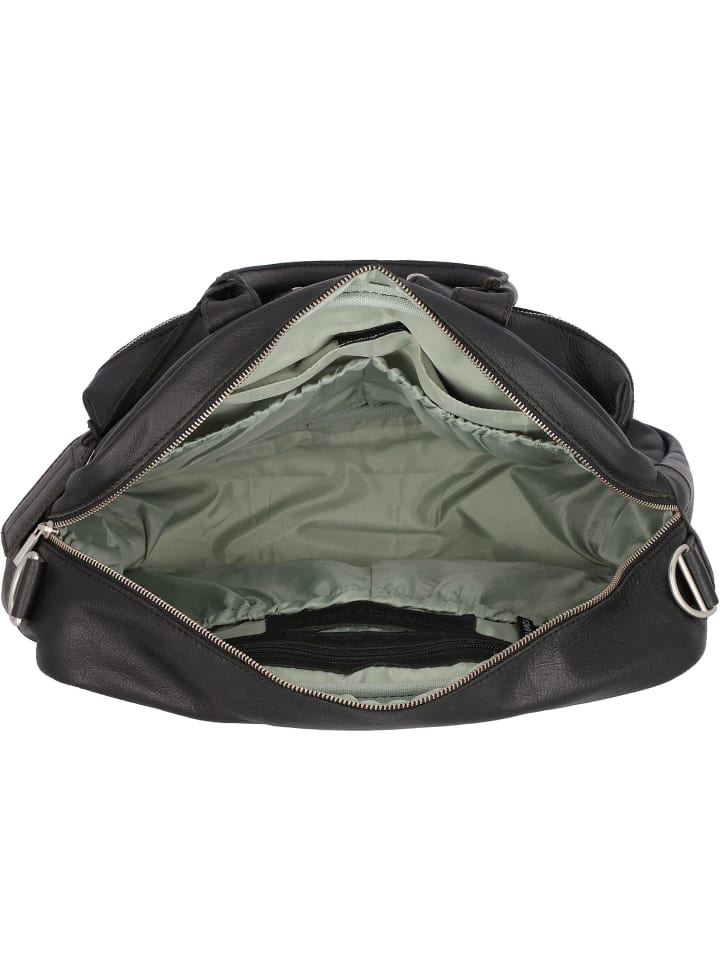 Cowboysbag The Diaper Bag Wickeltasche Leder 39 cm in black günstig kaufen onesize