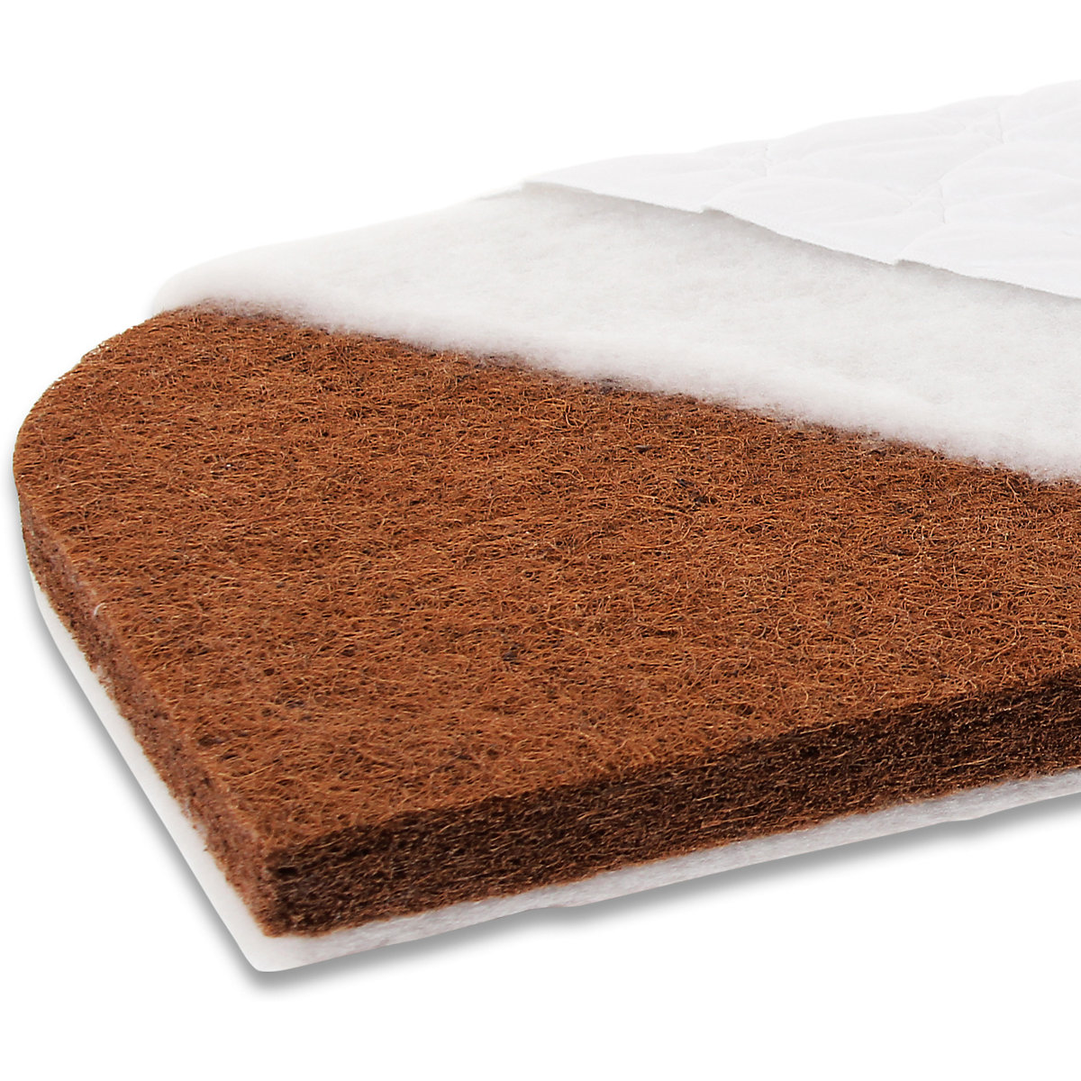 Matratze Natural für babybay Original, weiß