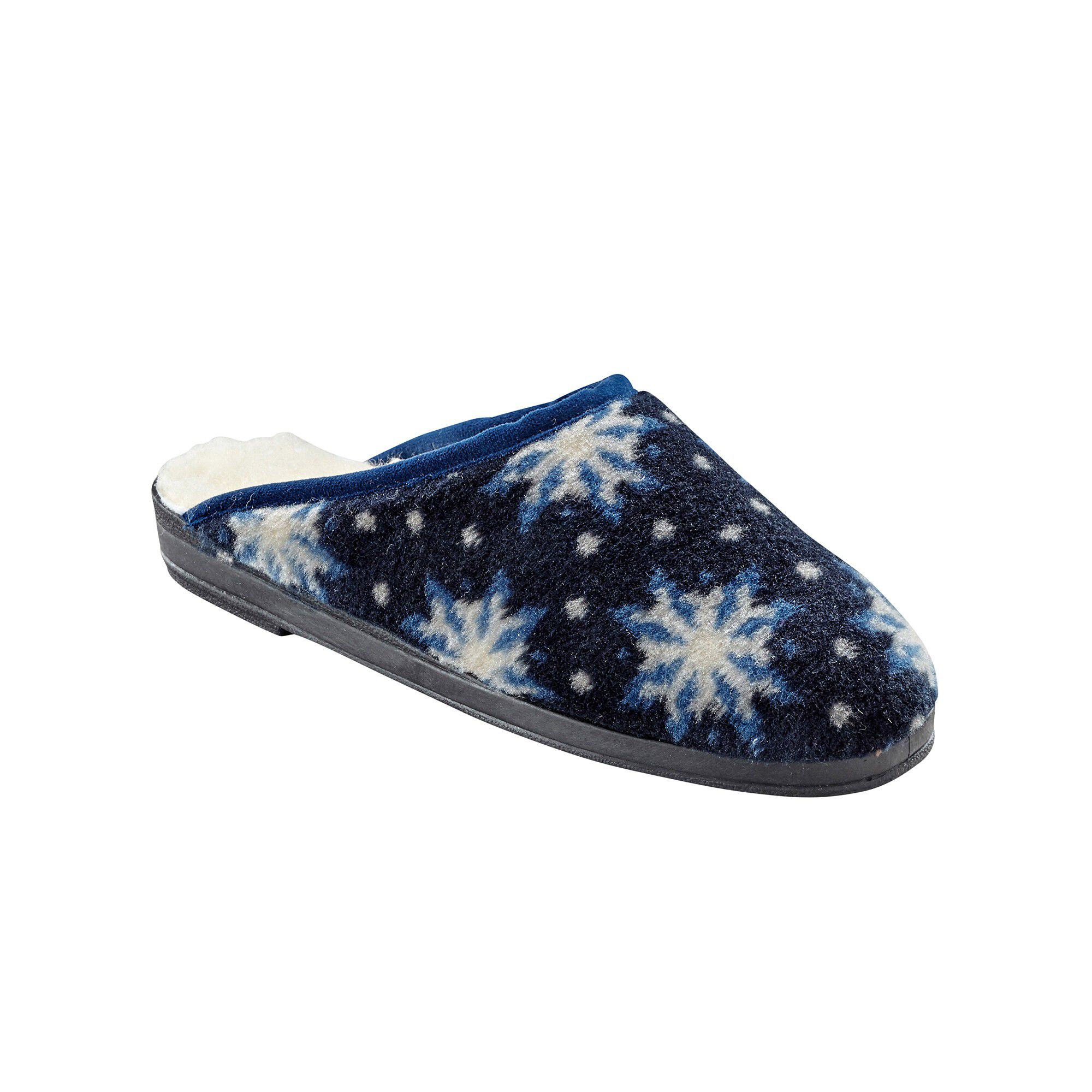 Chaussons mules flocon