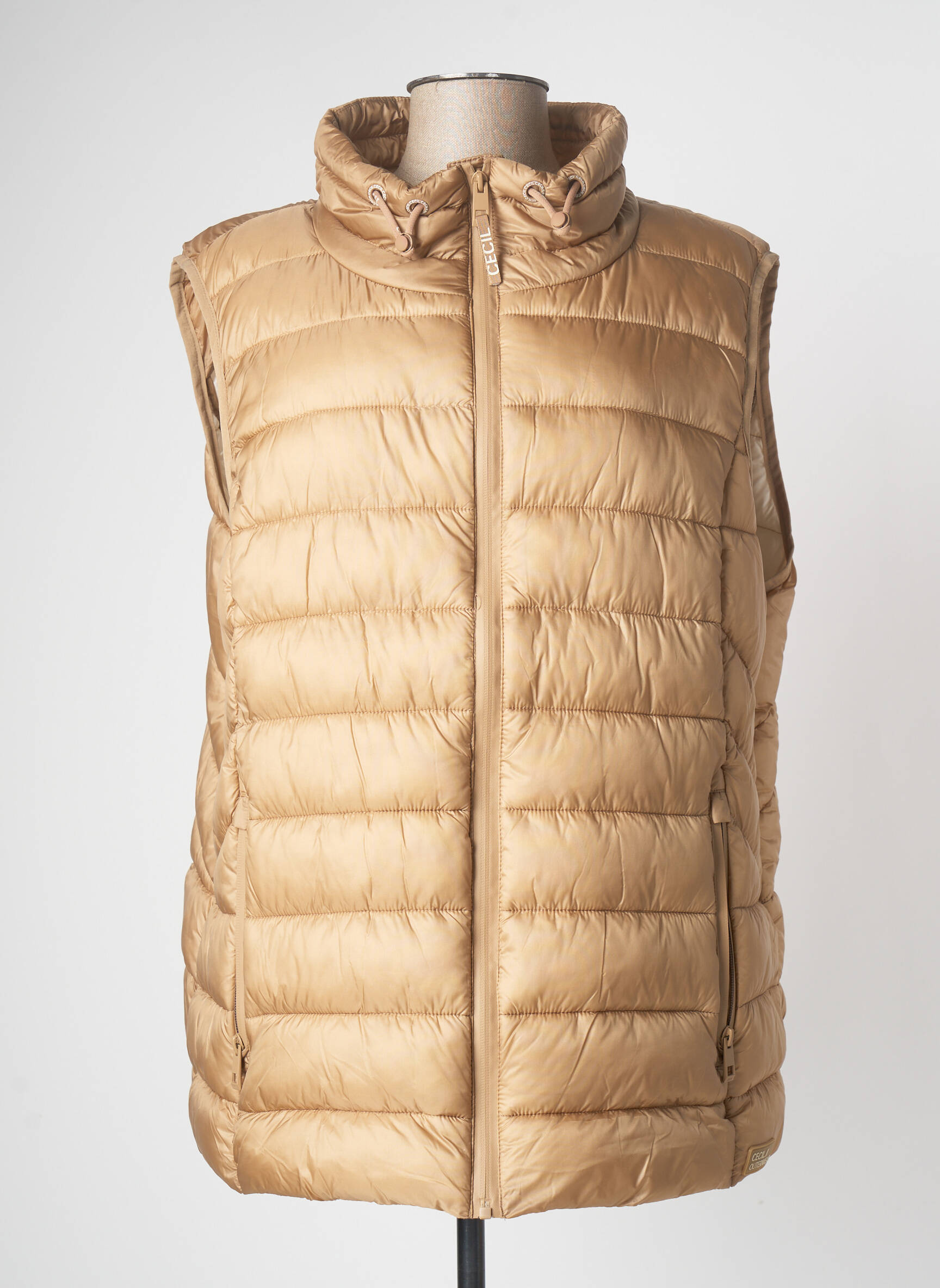 Cecil Doudounes Femme couleur beige