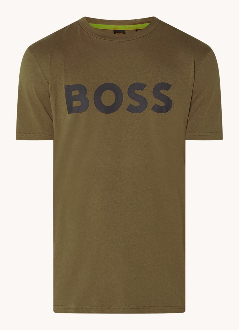 Koszulka HUGO BOSS Thinking z nadrukowanym logo