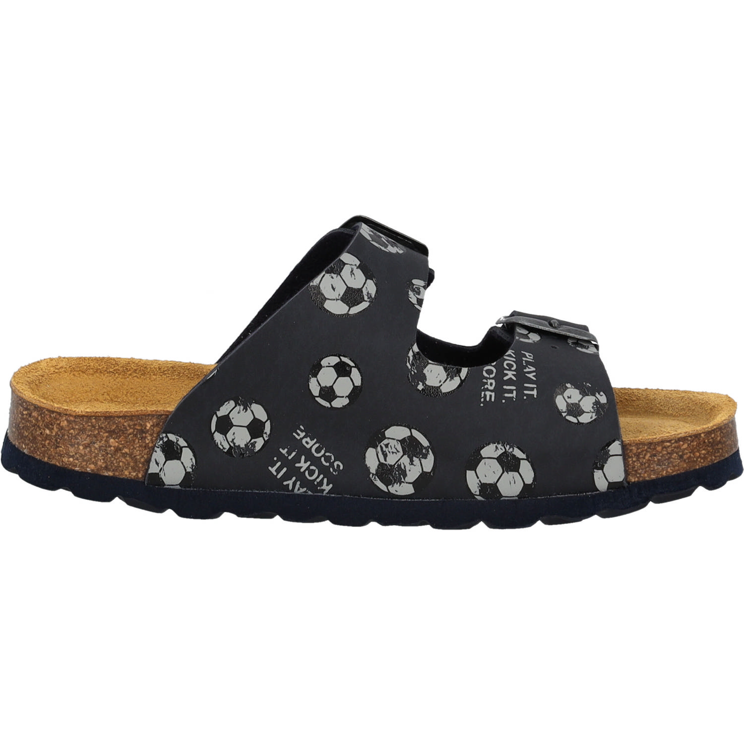 Palado Kids Korfu B Print, Pantoletten, Kinder, Dunkelblau Kicker