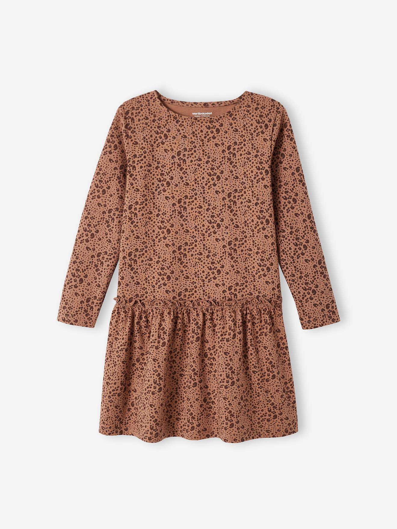 Vertbaudet Mädchen Kleid BASIC - nachtblau bedruckt