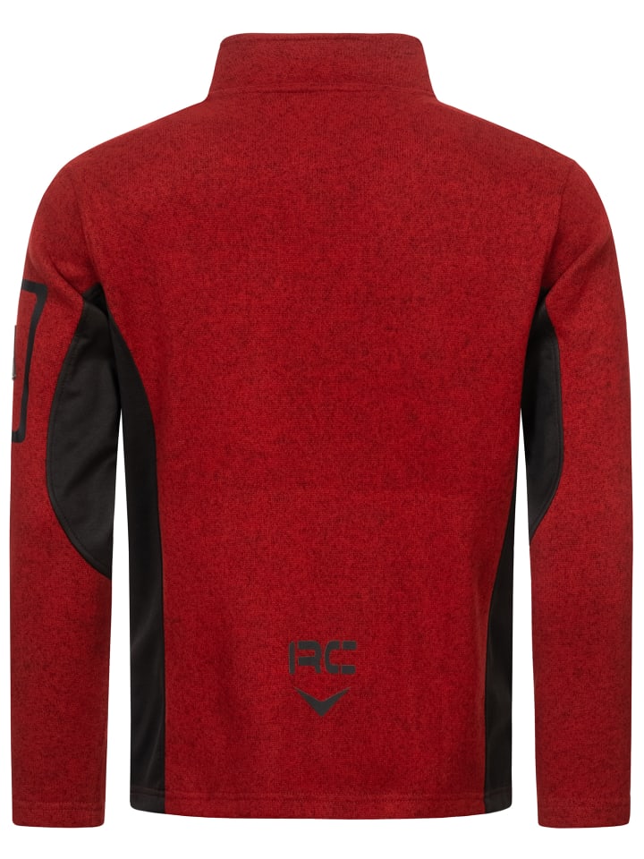 Rock Creek Fleecejacke in Rot günstig kaufen