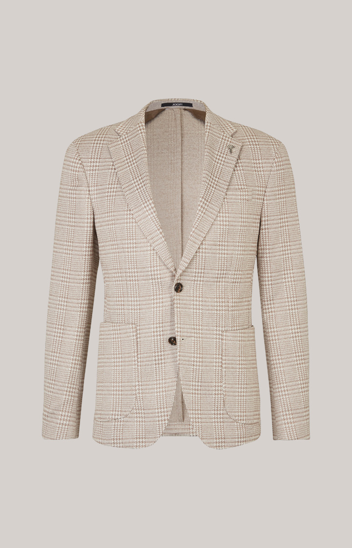 Sakko Hoverest in Beige kariert