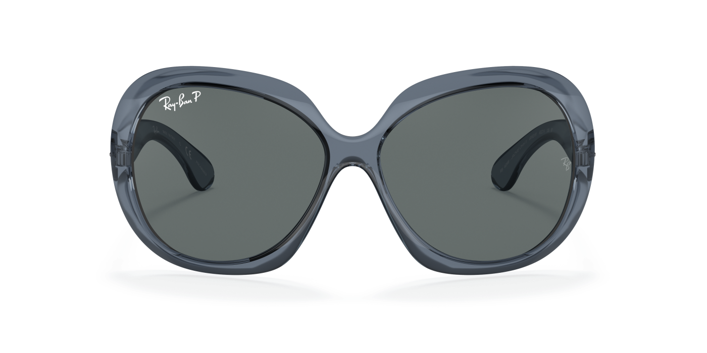 JACKIE OHH II TRANSPARENT - Albastru lucios, Gri transparent