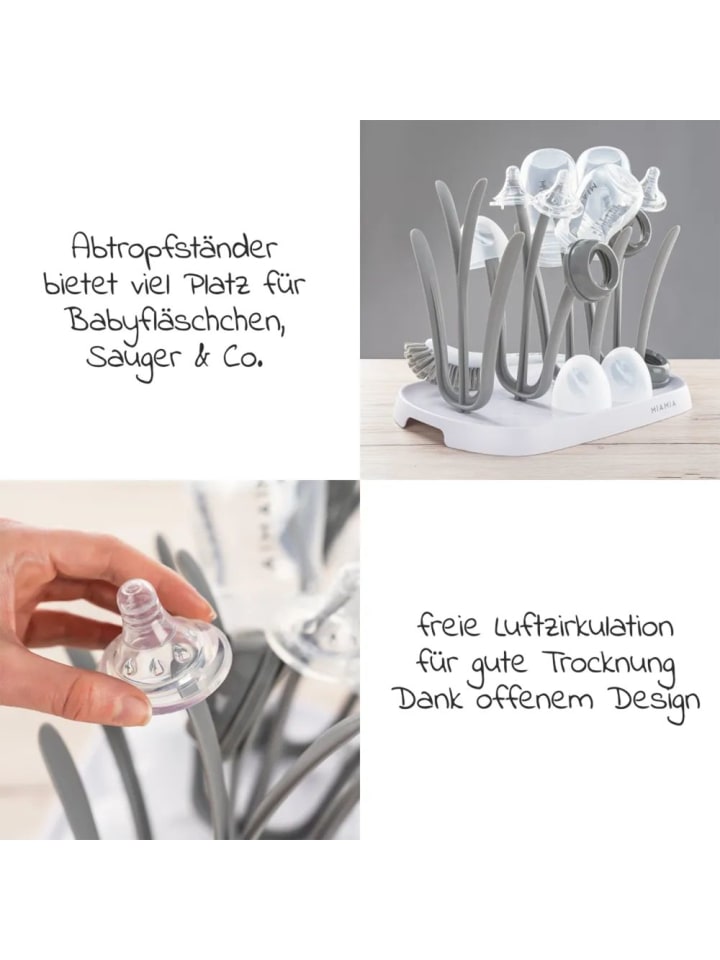 NUK 4-tlg. Reinigungs-Set für Babyflaschen - in weiss,grau günstig kaufen onesize