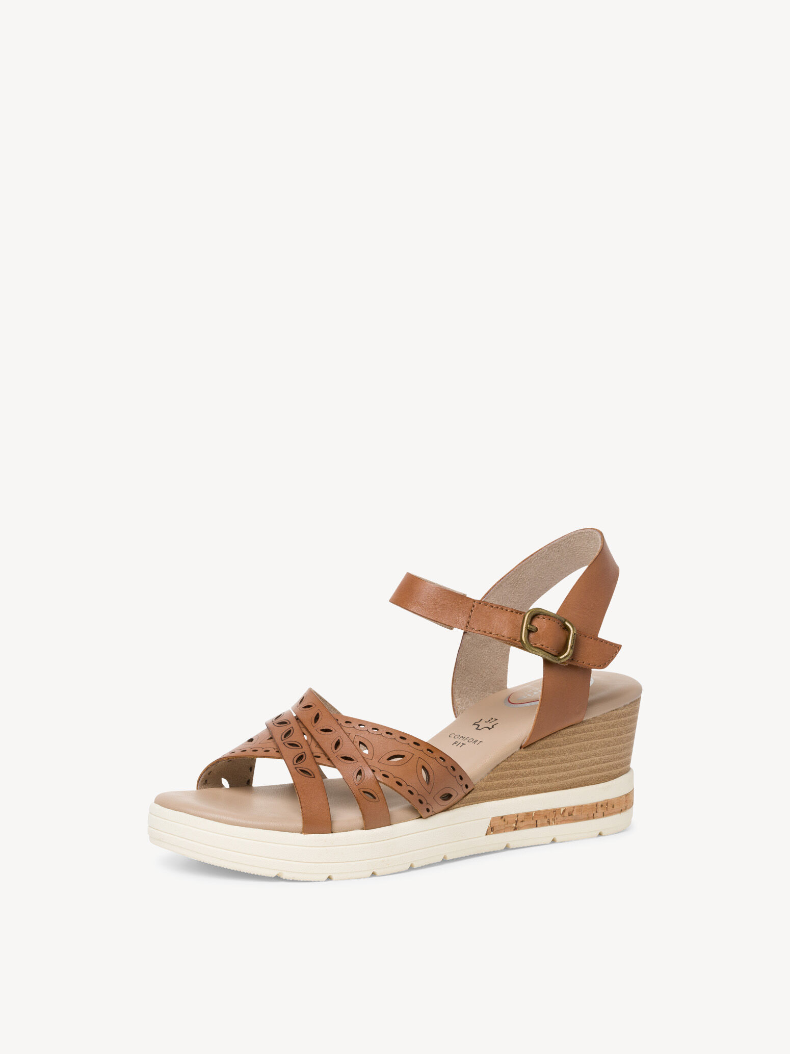 Sandale en cuir - marron
