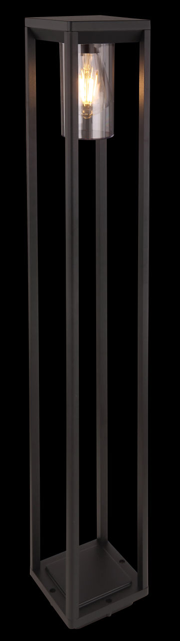 Globo Lighting - CANDELA - Außenleuchte Aluminium Druckguss schwarz matt, 1x E27 LED