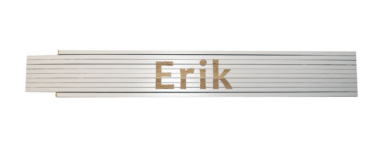 Heka Werkzeuge GmbH Meterstab weiß Erik