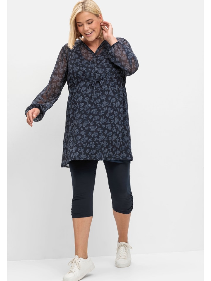 sheego Umstands-Leggings in tiefblau günstig kaufen 46