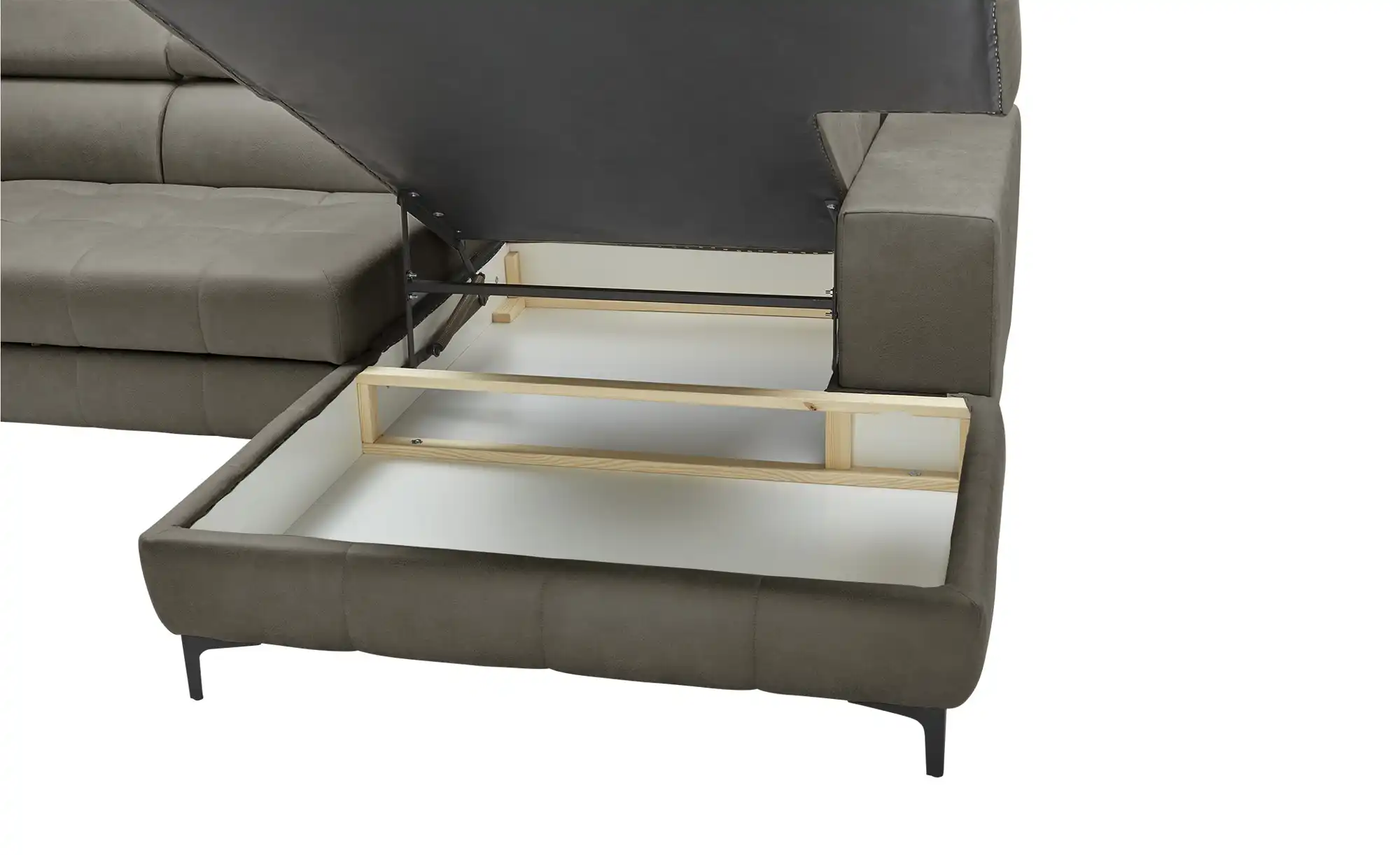 Twist Ecksofa aus Mikrofaser Caro
