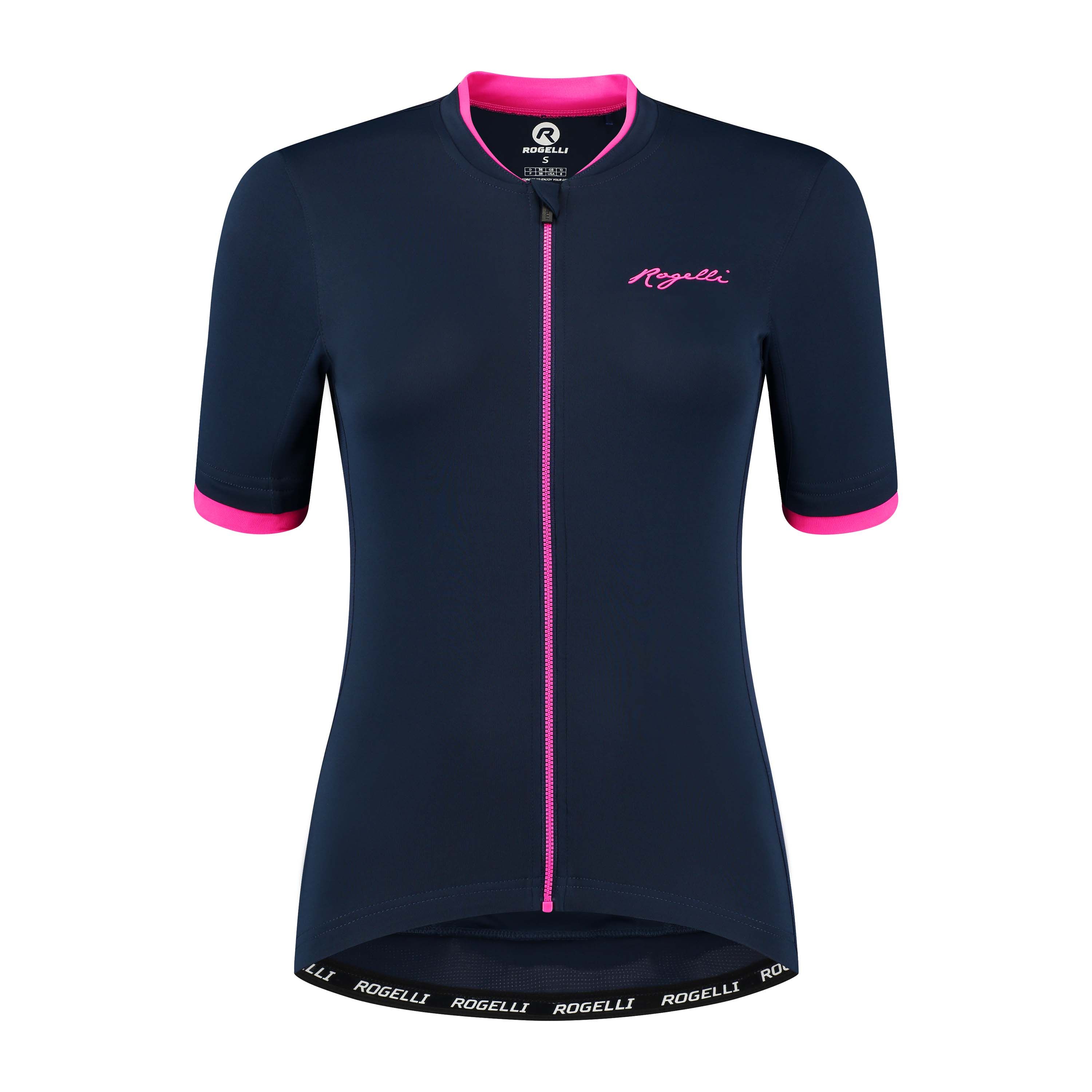 Rogelli Essential Blue Pink Damen Radtrikot