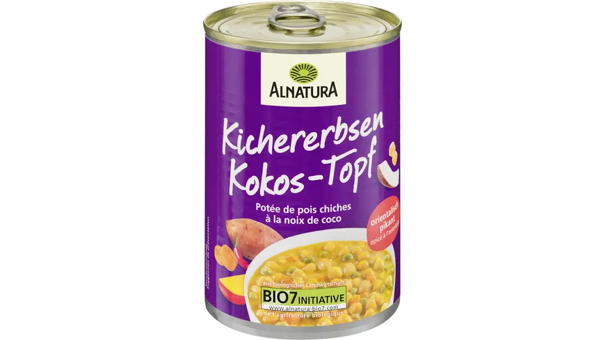 Alnatura Bio Kichererbsen-Kokos-Eintopf 400 g
