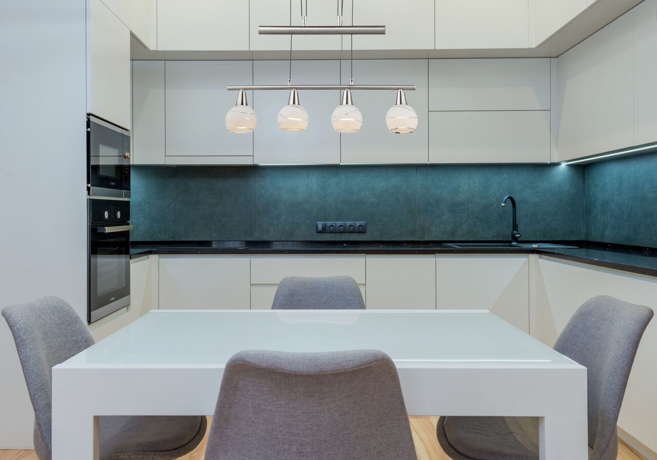 Globo Lighting - ELLIOTT - Hängeleuchte Metall Nickel matt, 4x E14 LED