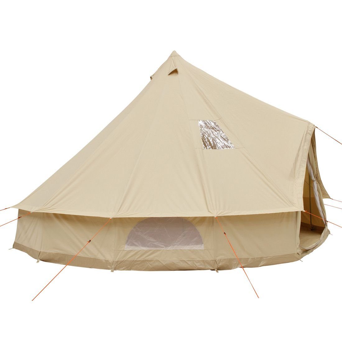 yourGEAR Tipi-Zelt yourGEAR Zelt Desert 8 Pro UV50+ Baumwolle - Campingzelt Tipi, Personen: 8