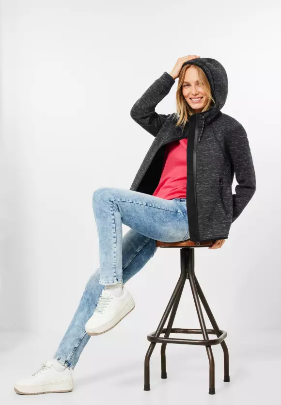 CECIL Sweatjacke im Athletic Look