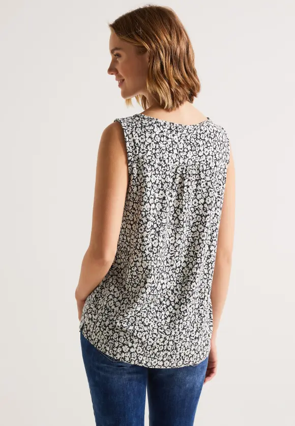 Street One Top mit Blätterprint