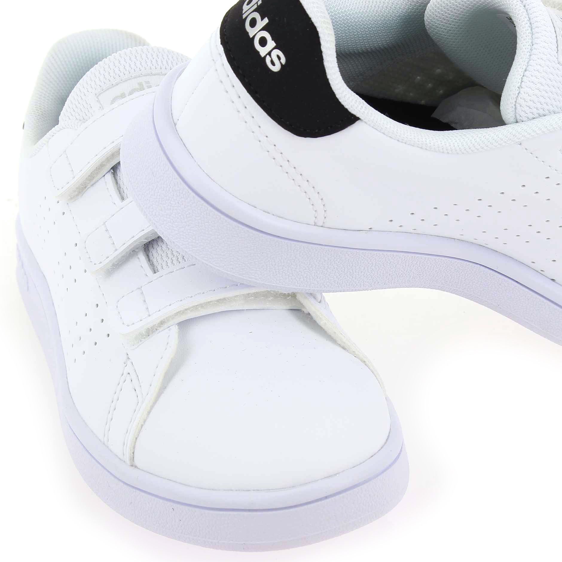 Adidas Originals  ADVANTAGE CF C - Blanc Noir