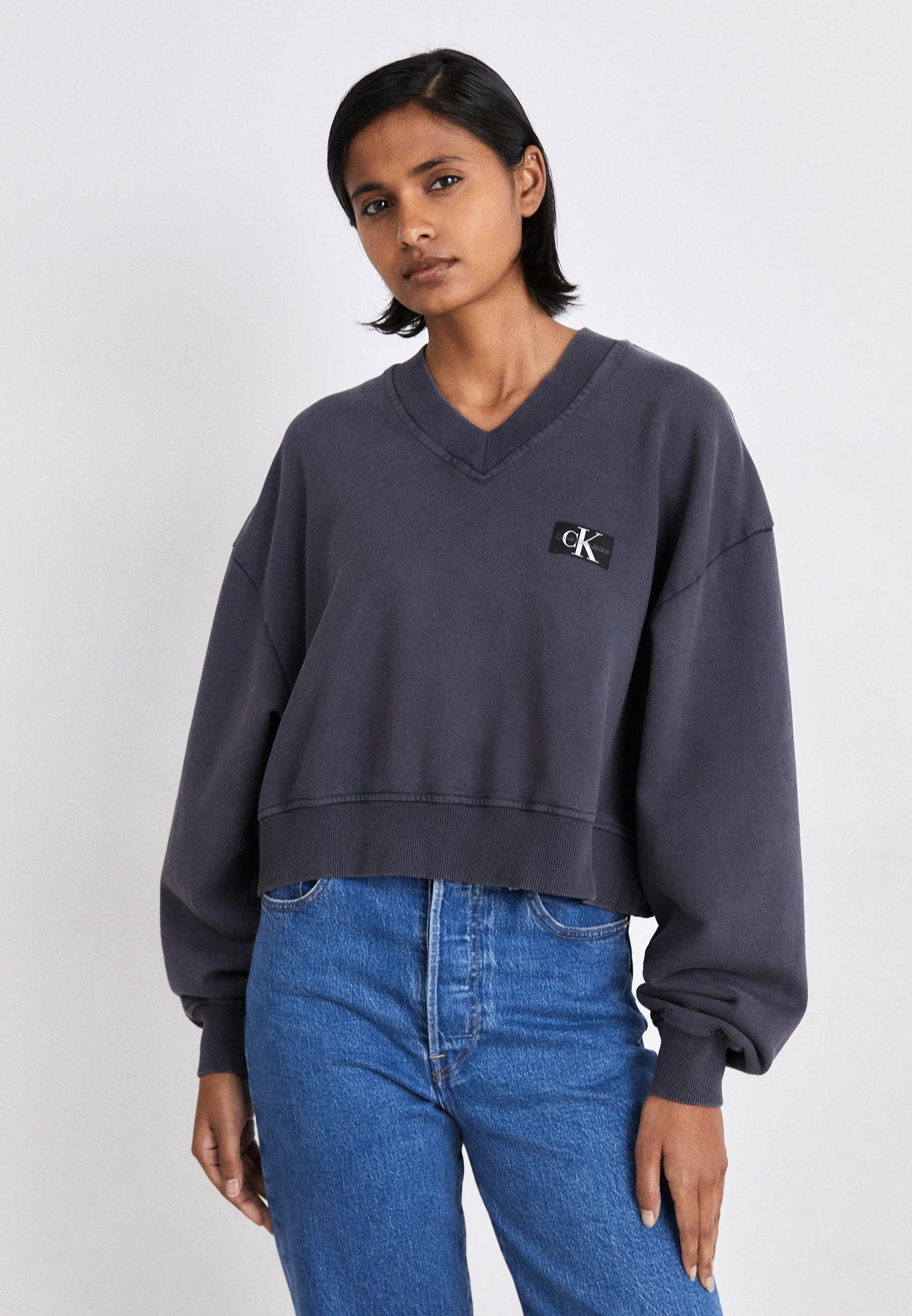 Sudadera Calvin Klein Jeans LABEL VNECK