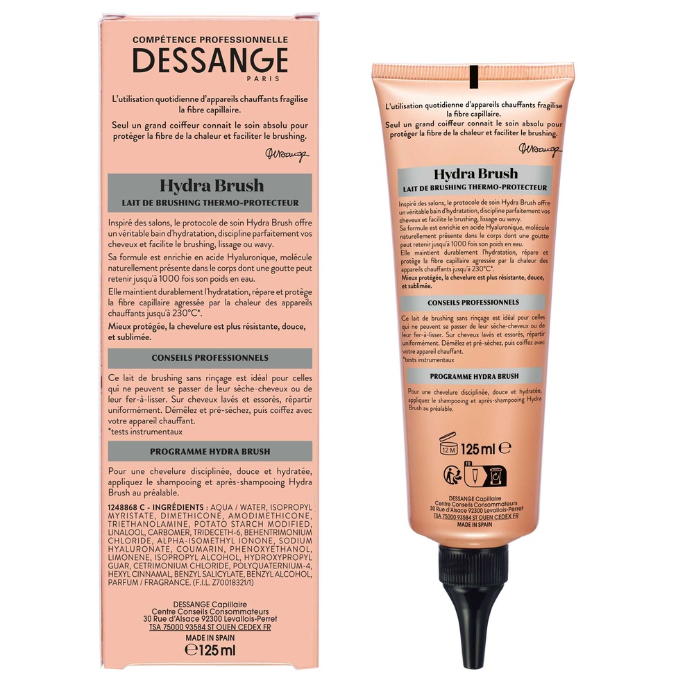 dessange Hydra Brush Dessange Lait de Brushing Thermo-protecteur 230°C