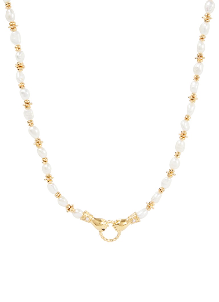 Missoma In Good Hands necklace gold-plated