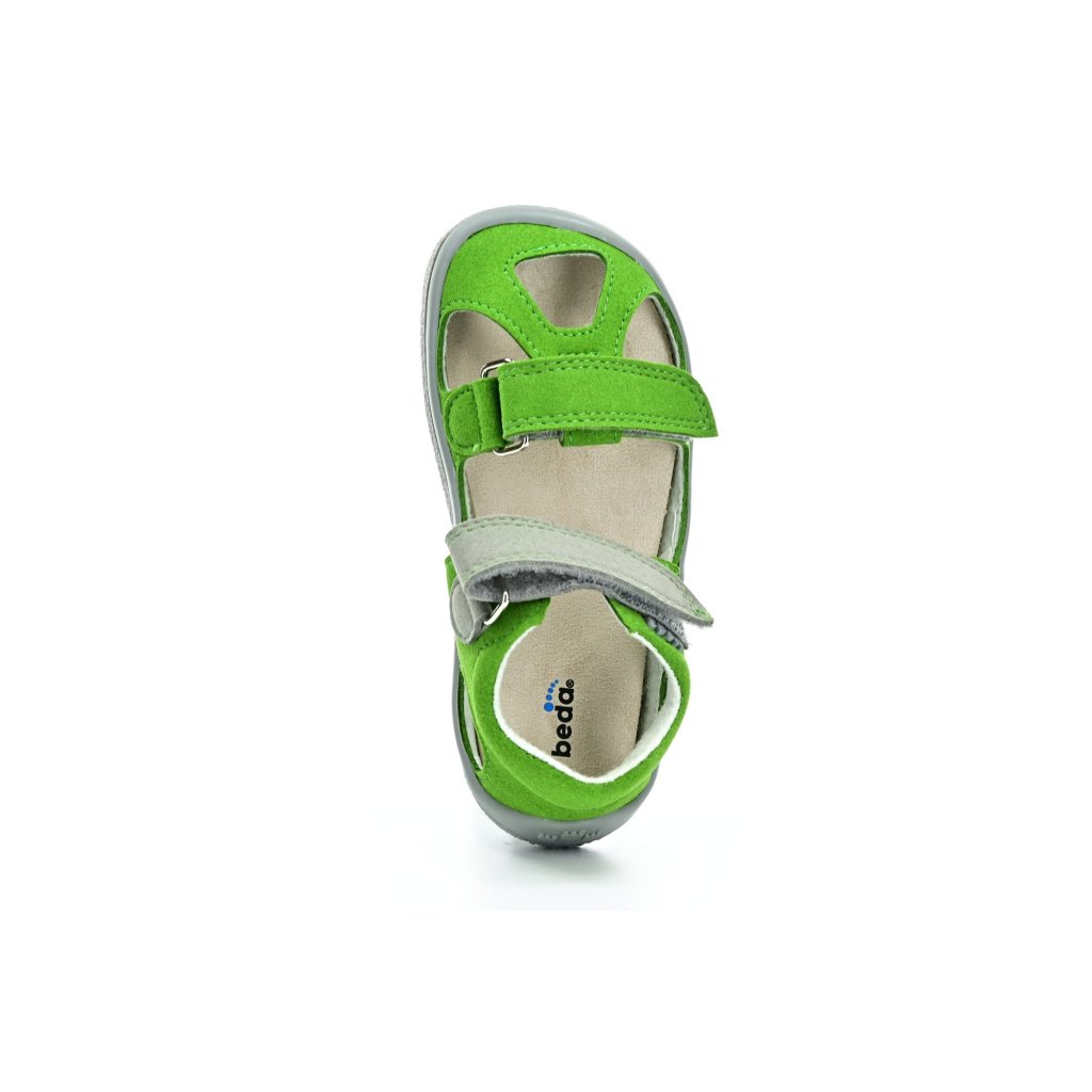 Beda Jimmy grüne Barfußsandalen (BF 170050/SD/W/B)