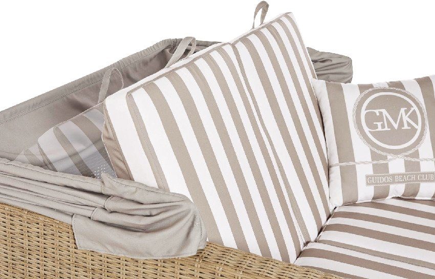 Guido Maria Kretschmer Home&Living Loungesofa Norderney, 8 Teile, BxLxH: 146x140x78 cm, Strandkorb