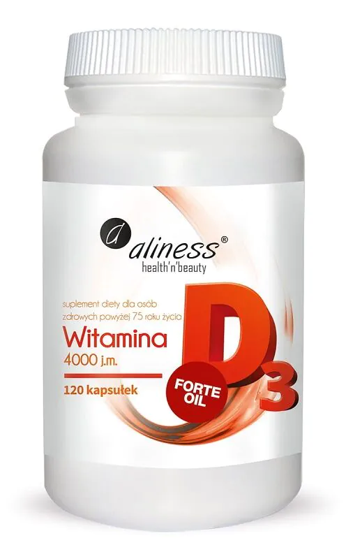 Aliness Vitamin D3 Forte 4000 IU, kapsule