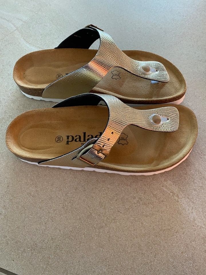 palado Zehentrenner in Phython Matt Gold günstig kaufen 38