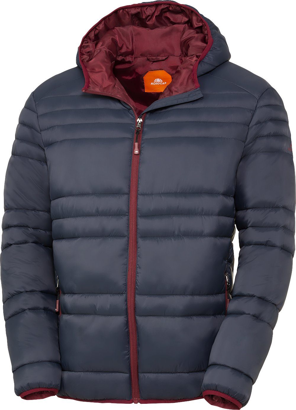 Nordcap Steppjacke kontrastreißverschlüsse passend zum Futter