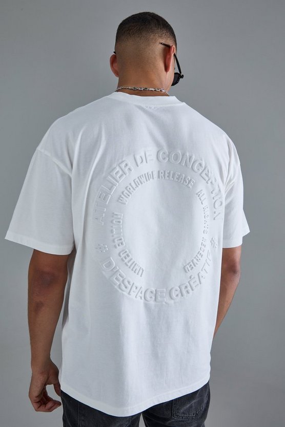 Geprägtes Oversize T-Shirt