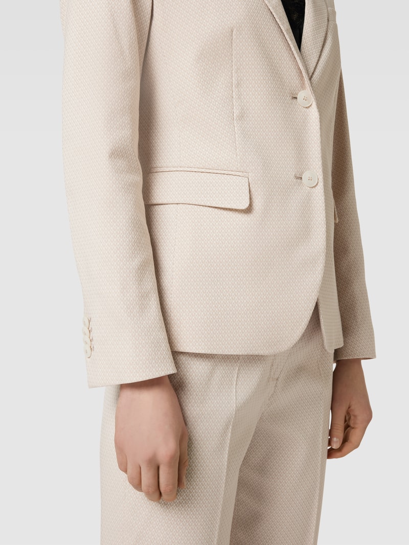 Blazer mit Allover-Muster Modell 'LARNI' in sand