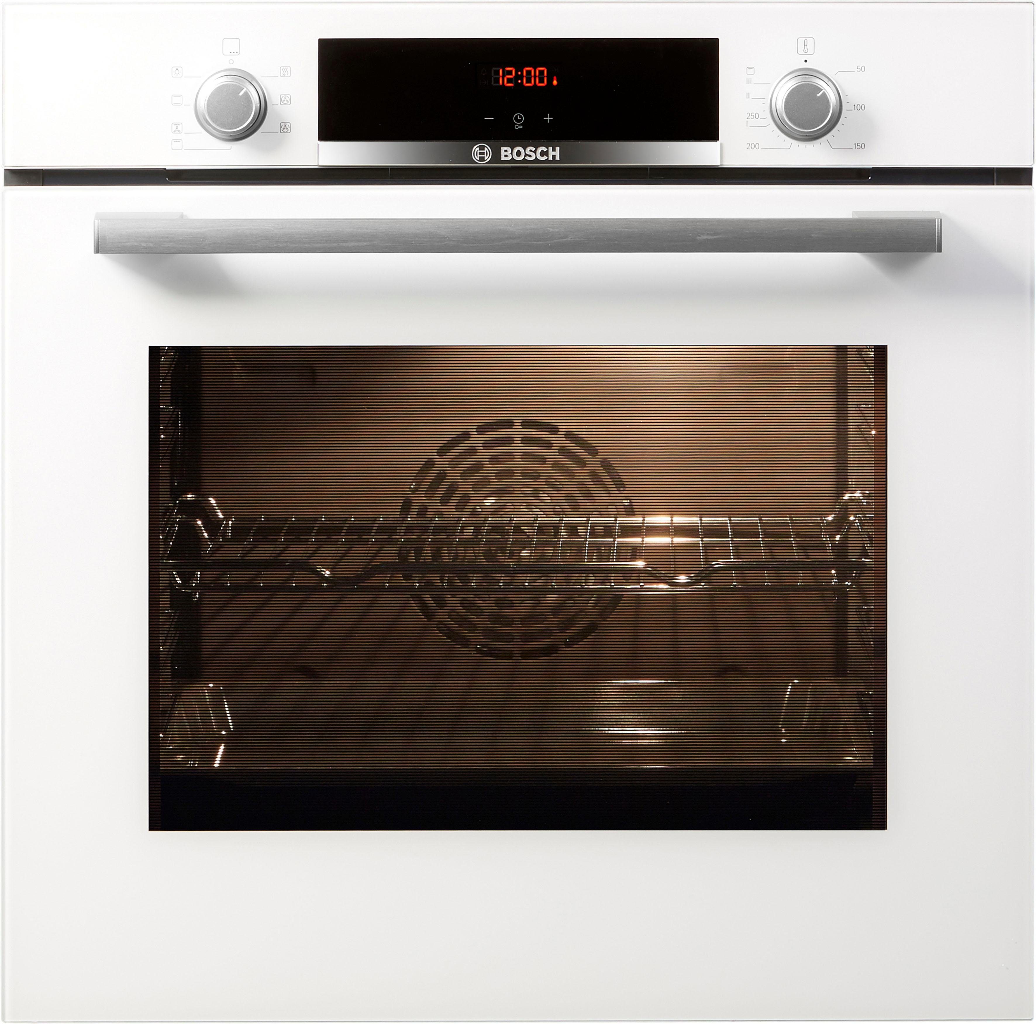 BOSCH Einbaubackofen 4 HBA533BW1, mit Teleskopauszug nachrüstbar, ecoClean Direct