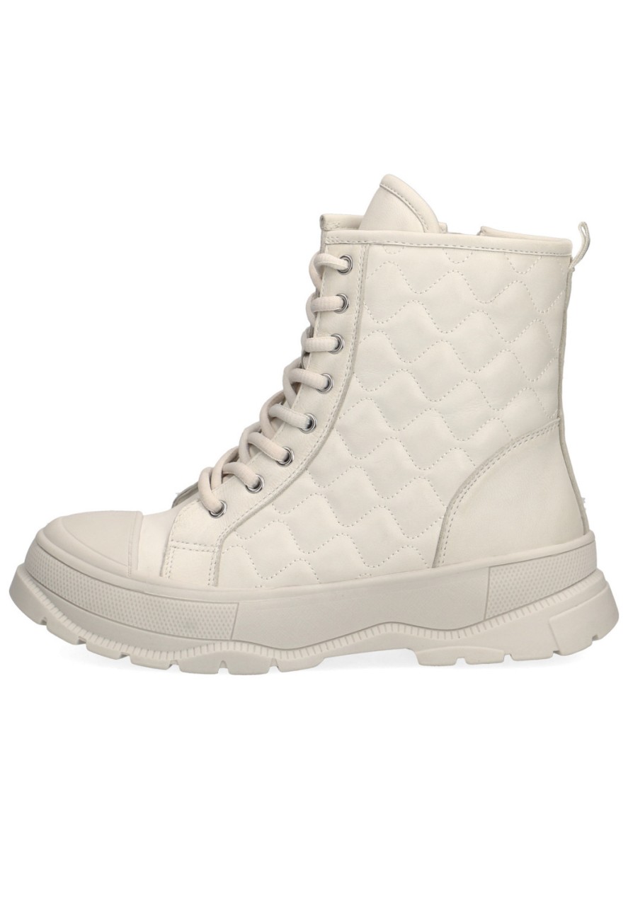 CAPRICE Stiefeletten weiss