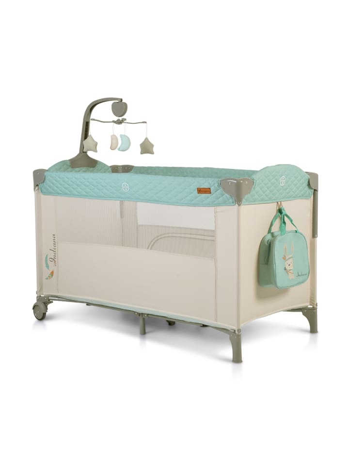 Cangaroo Reisebett Indiana Laufstall in grün günstig kaufen 60x120 cm