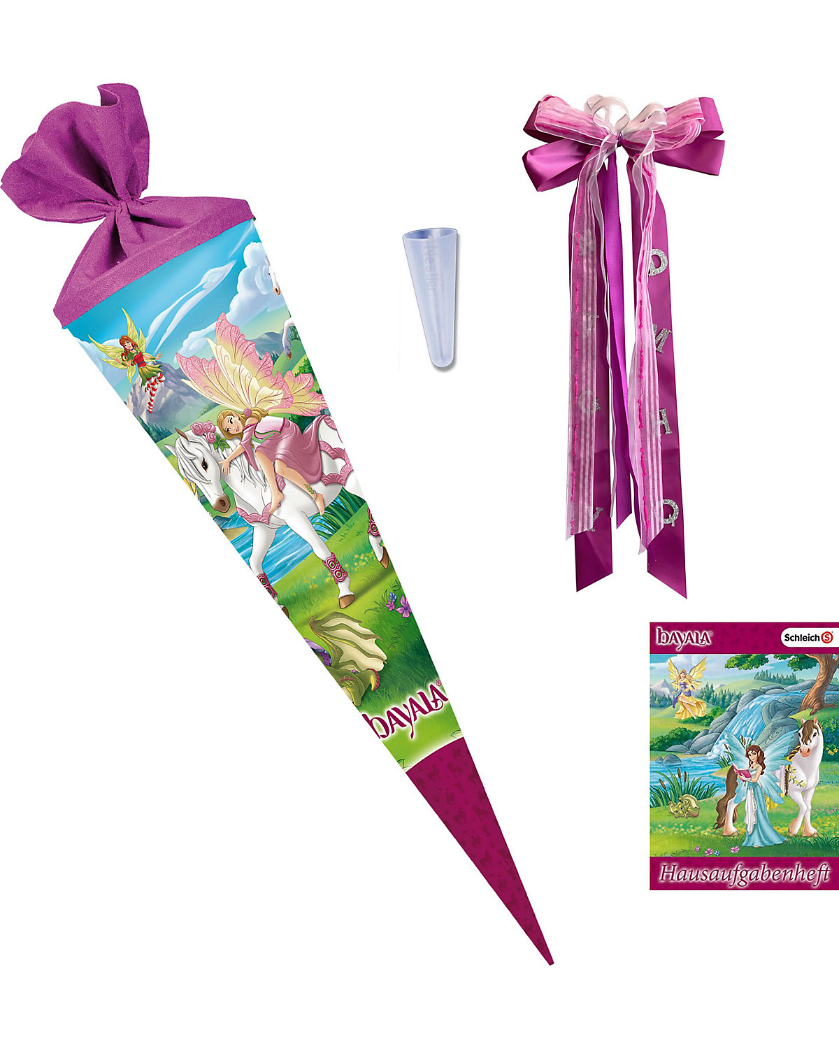 Schultüten-Set Schleich® Bayala, 4-tlg., 70 cm