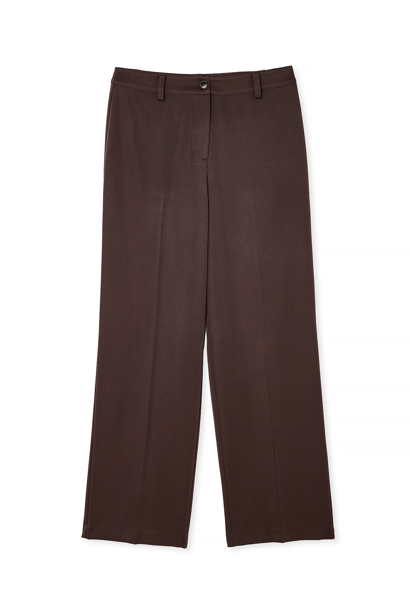 Gerade Anzughose mit niedriger Taille