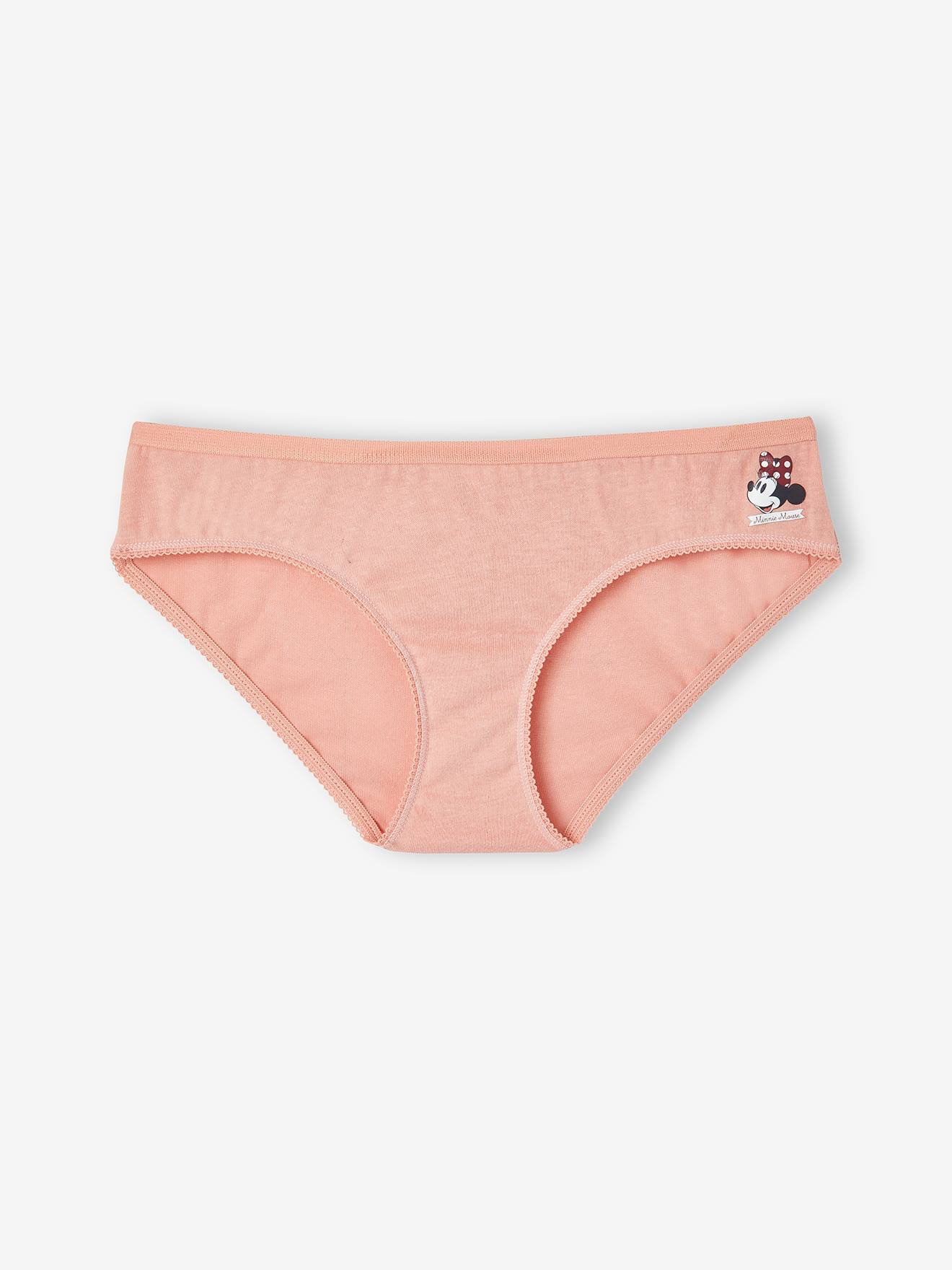 Lot de 7 culottes fille DS® Minnie rayé marine